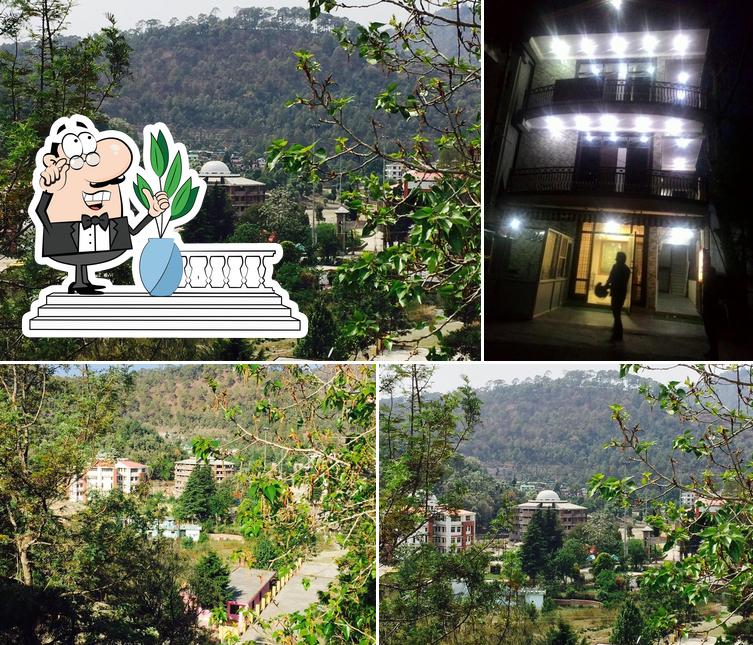 The exterior of Vaani Guest House & Restaurants. Sattal - Nanital Uttarakhand