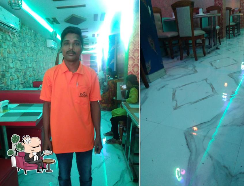 The interior of Vindu Family Restaurant