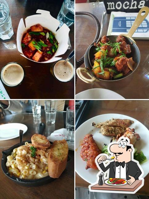 Food at mocha cafe & bar