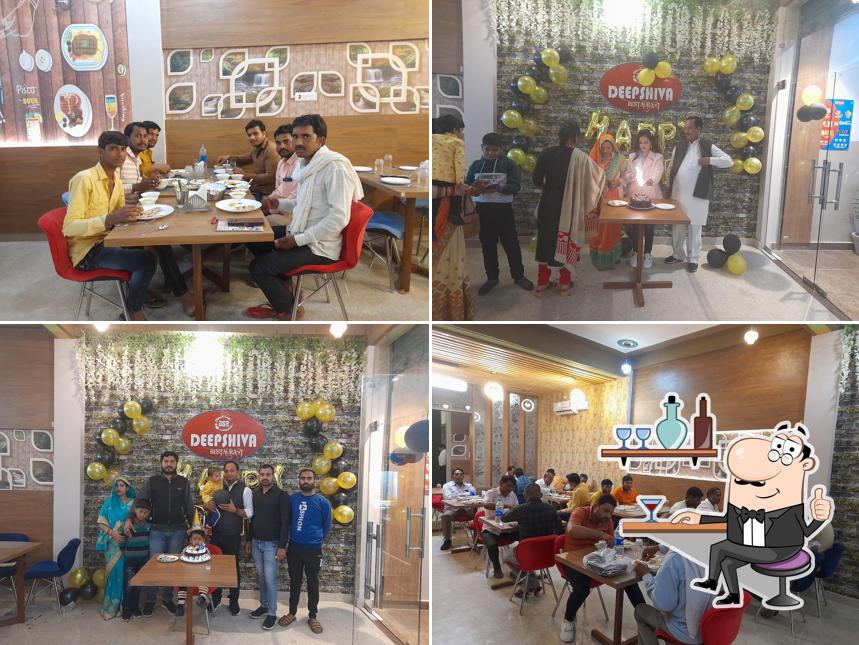The interior of Deep Shiva Restaurant (DSR Karhal)