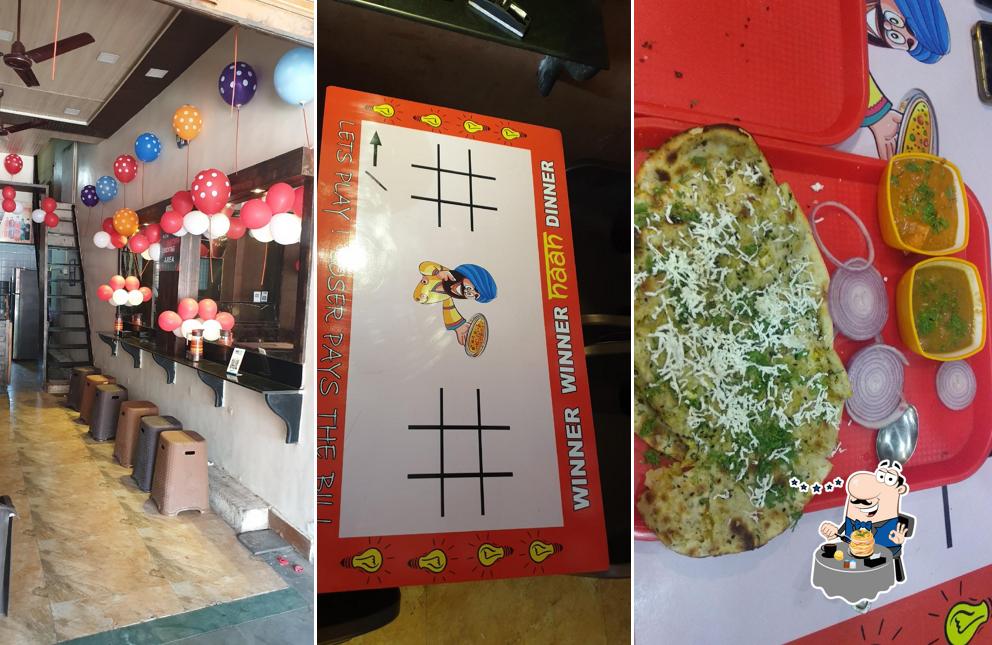 Food at Amritsari Naan