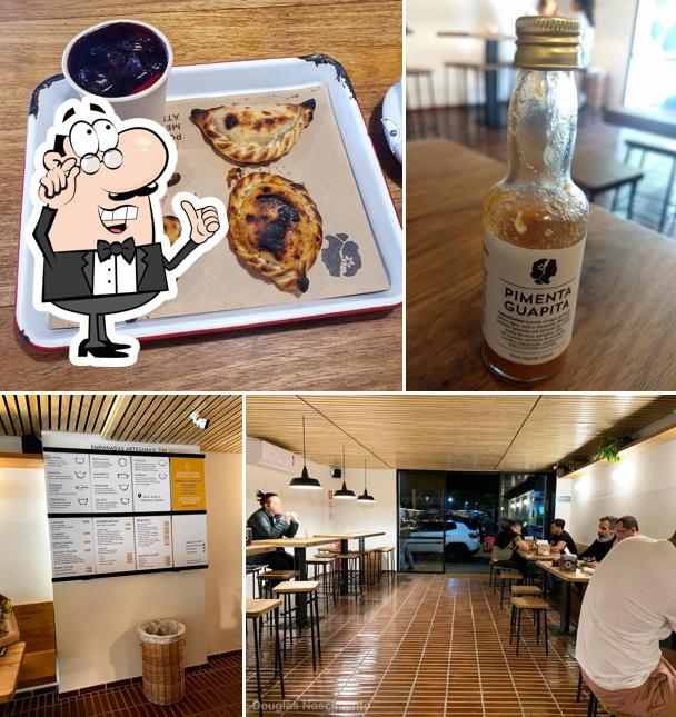 O interior do La Guapa Empanadas Artesanais e Café - Centro