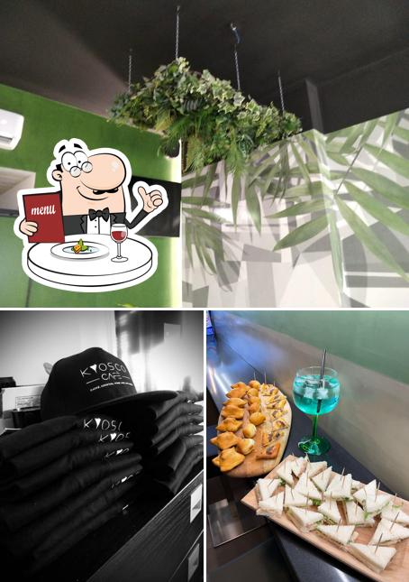 La cibo e interni del ristorante