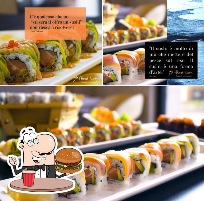 Ordina un hamburger a Best Sushi Ristorante