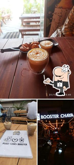 The interior of Booster Chaya Cafe Alleppey