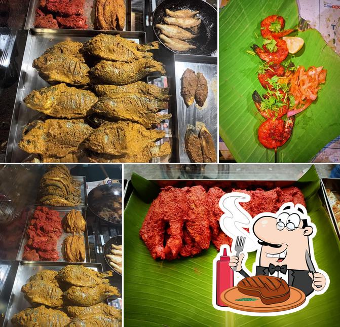 Try out meat meals at NS Brothers Seafood Place