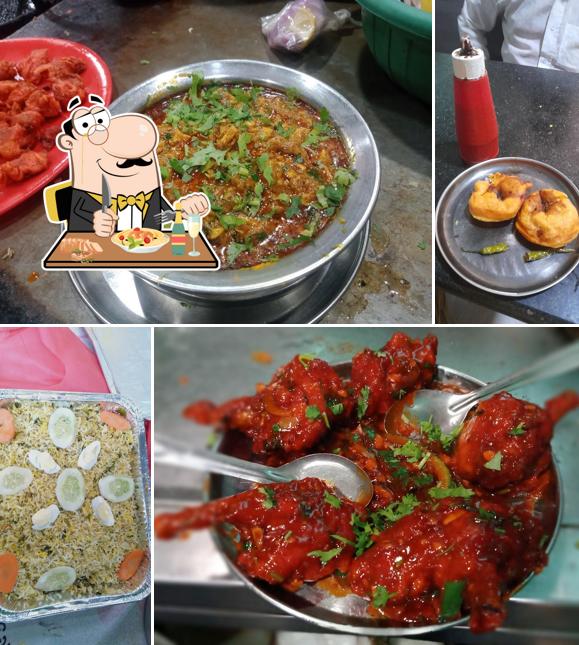 Food at Patel Restaurant & Chinese Corner