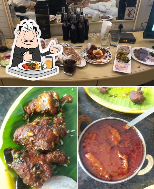 This is the picture showing food and beer at Simhapuri Ruchulu Veg & Non Veg Restaurant