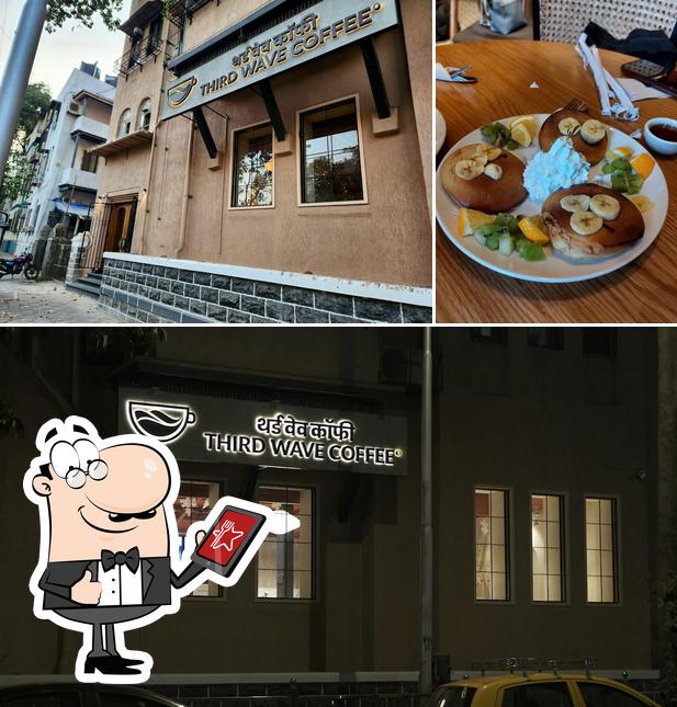 Among various things one can find exterior and food at Third Wave Coffee