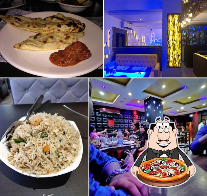 Try out pizza at Zafran Restaurant