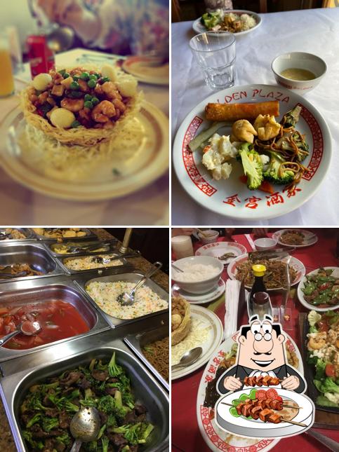 Comida em Golden Plaza chinese restaurant