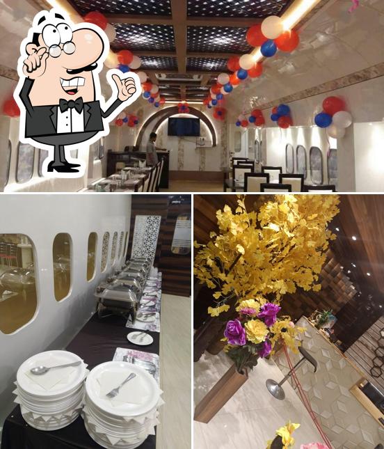 Check out how Air Wings restaurant looks inside