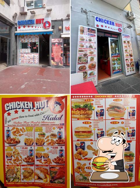 Gli hamburger di CHICKEN HUT potranno soddisfare i gusti di molti