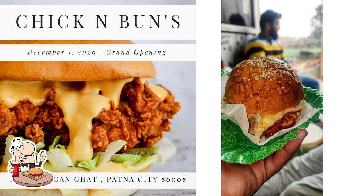 Get a burger at CHICK’N’BUN’S