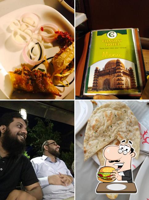 Order a burger at Chandni Hotel ( A Multicusine Family Restaurant)