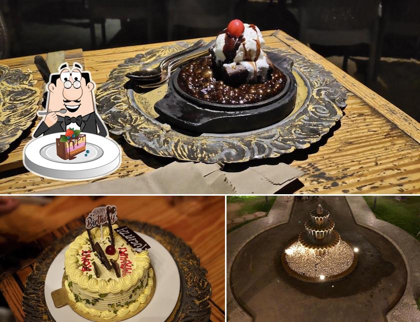 Chocolate cake at Fagun Restaurant