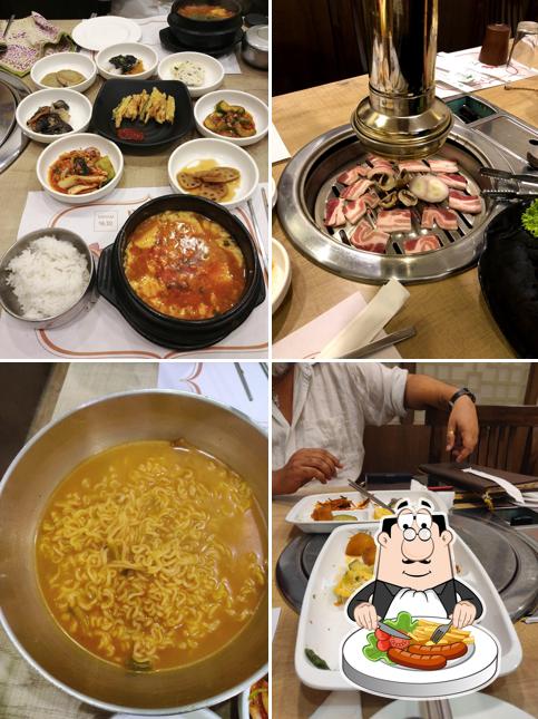 Food at Midam Korean Barbecue Restaurant