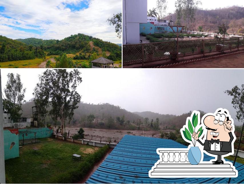 You can get some fresh air at the outside area of The Hotel Signature & Bar