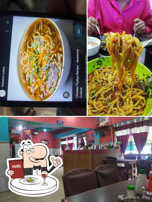 The restaurant's food and interior