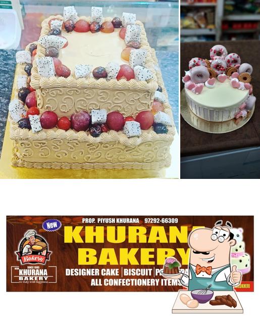 New Khurana Bakery and Cake Shop in Nilokheri, karnal offers a variety of desserts