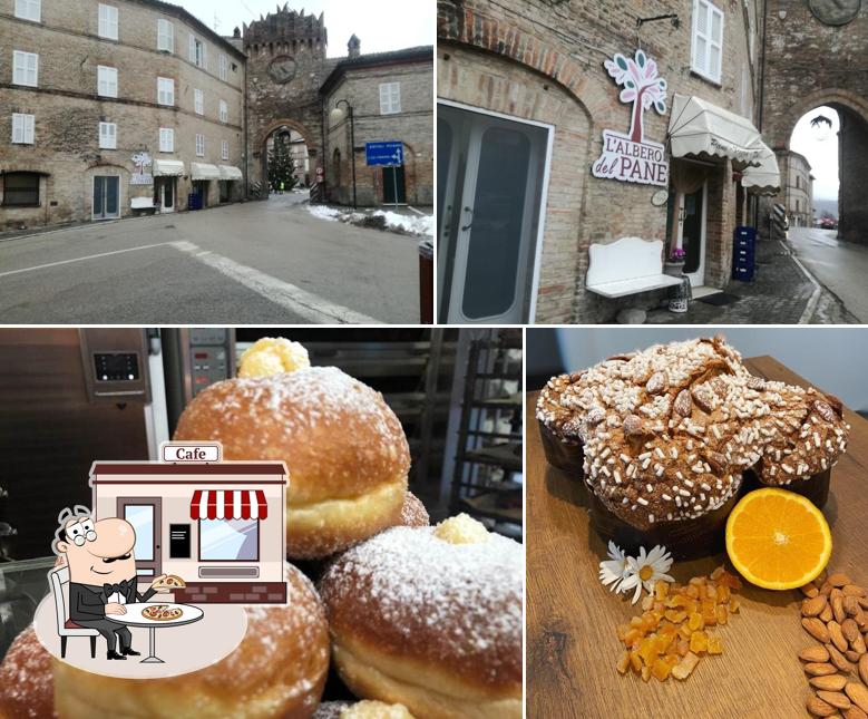La immagine della esterno e cibo di Panificio L'albero del pane