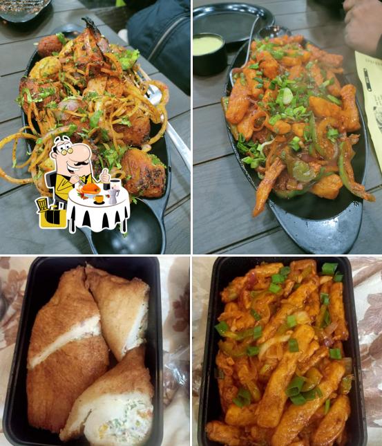Food at Vegeteria restaurant