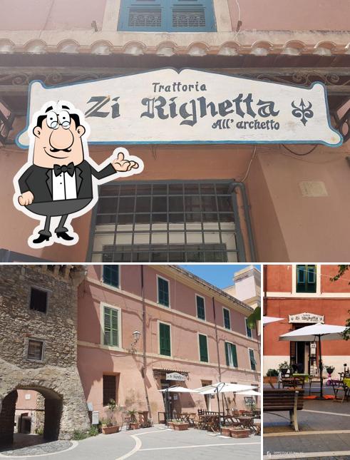 Gli interni di Trattoria Zi Righetta