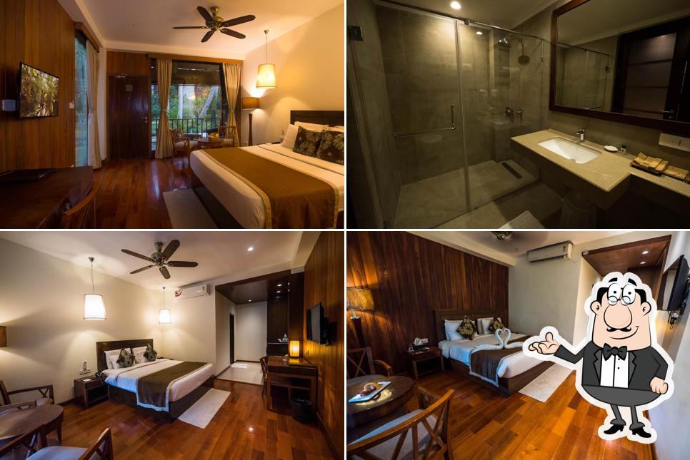 Take a seat at one of the tables at SeaShell, Neil