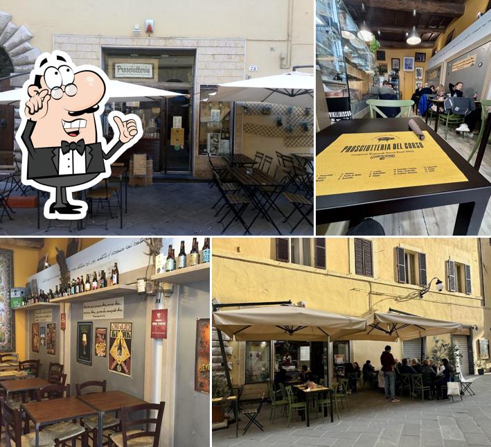 Gli interni di Prosciutteria Del Corso