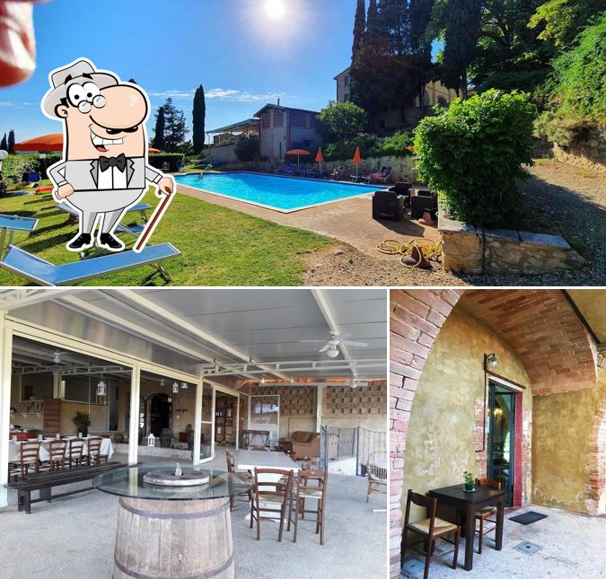 Goditi la vista dall'area esterna di Ristorante Agricolo Tenuta di Mensanello