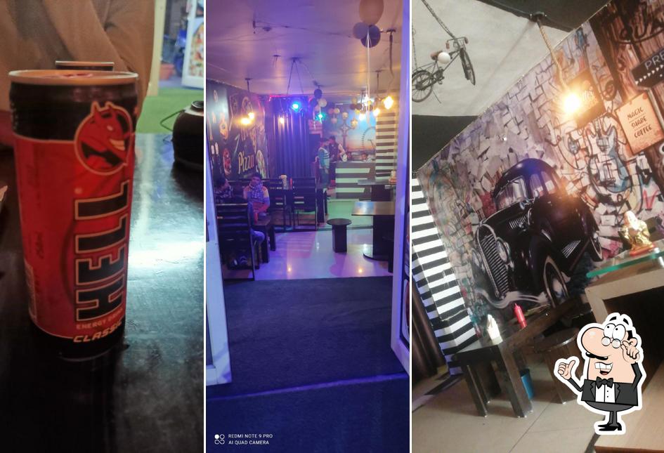 The interior of CRAZZY CAFE