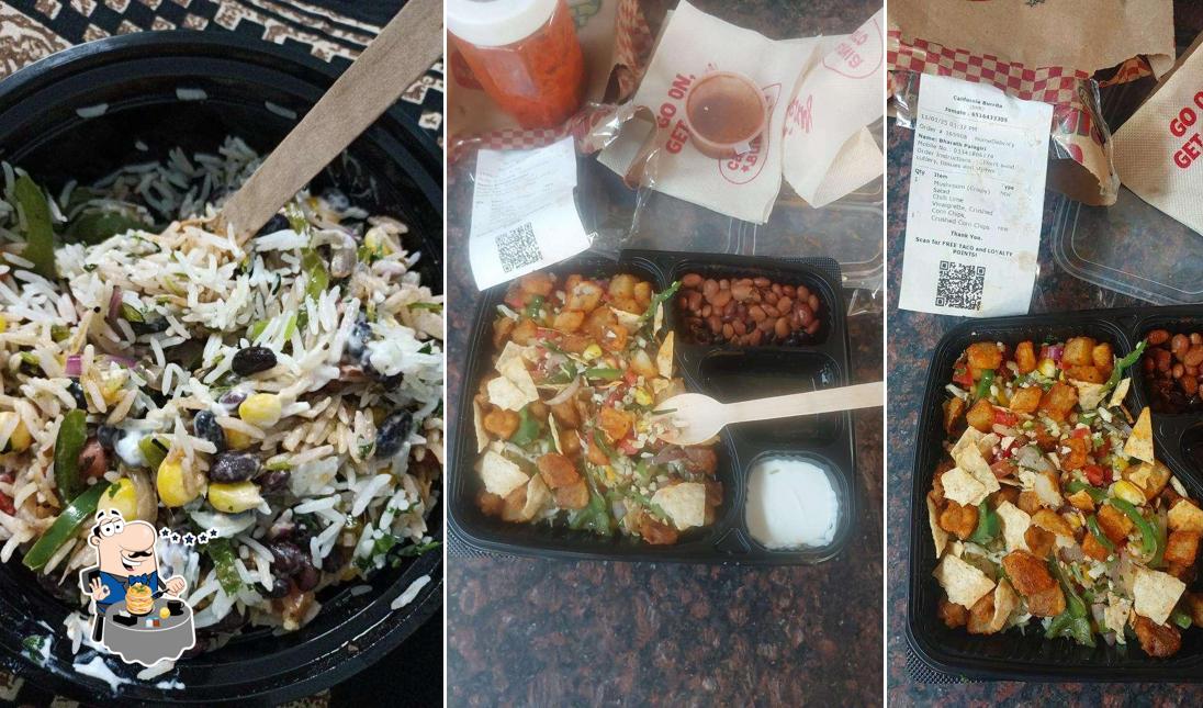 Food at California Burrito