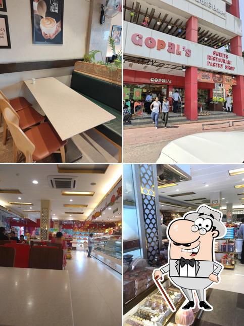 Enjoy the view at the outside area of Gopal's Sweets