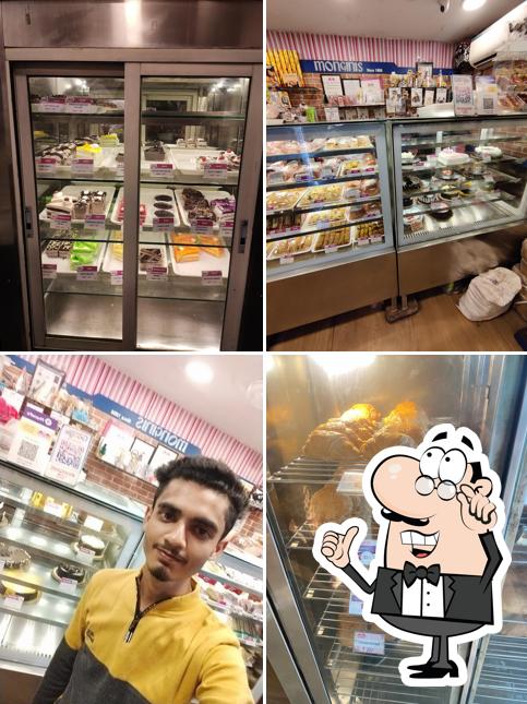 The interior of Monginis Cake Shop