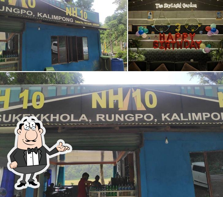 The interior of NH10 Restaurant