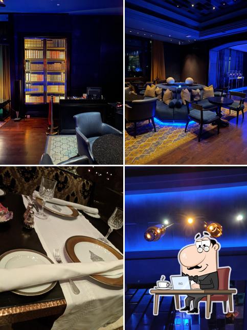 Check out how Library Blu at The Leela Palace Chennai looks inside