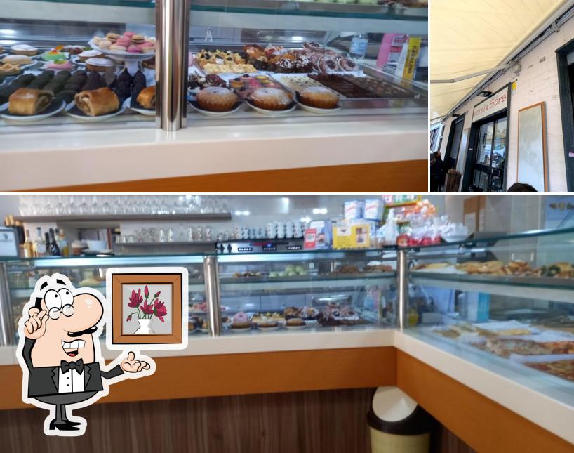 La immagine della interni e cibo di Bar Panetteria Morsi & Sorsi