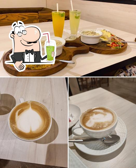 Enjoy a beverage at Café Sabrosa