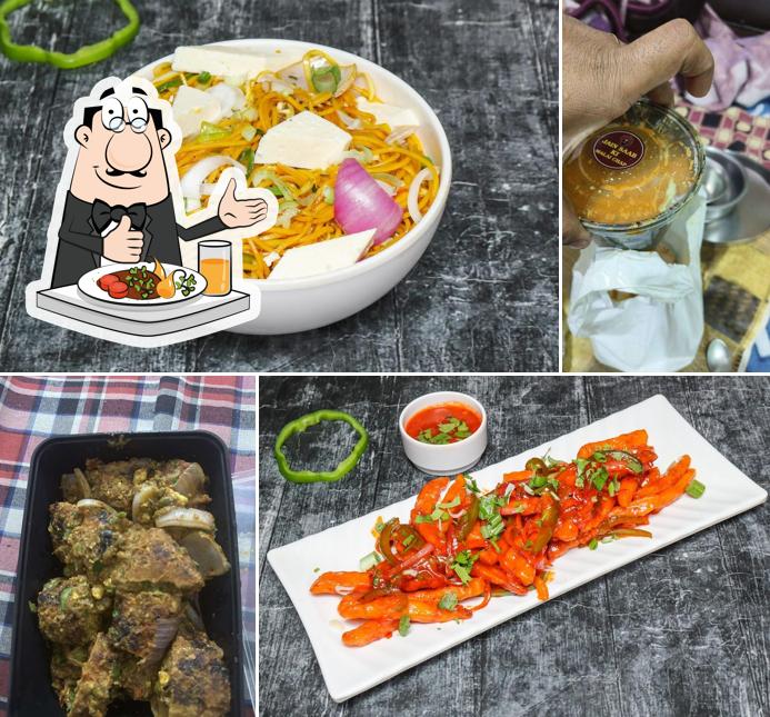 Food at Jain saab ki malai chap, indrapuram