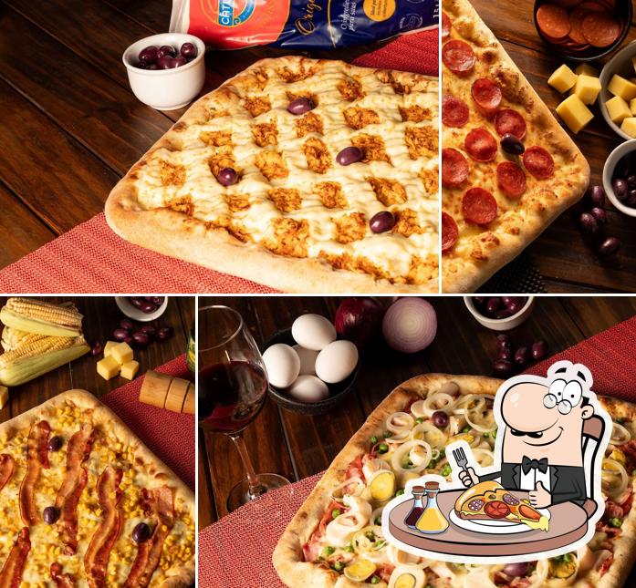 Experimente pizza no Moonk Pizzaria