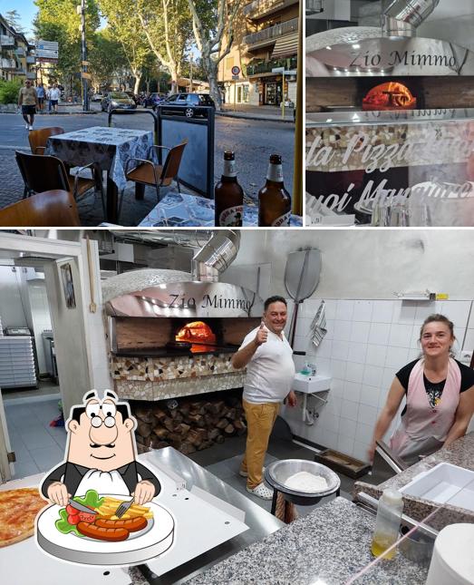 La foto di cibo e interni da Pizzeria Da Zio Mimmo