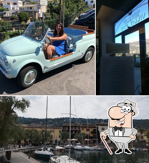 Guarda l'area esterna di Villa Eva albergo ristorante