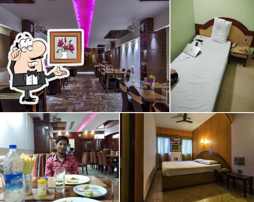 The interior of Hotel Akash