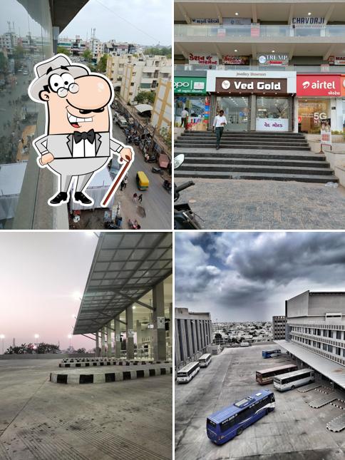 Check out how Palanpur New Bus station looks outside