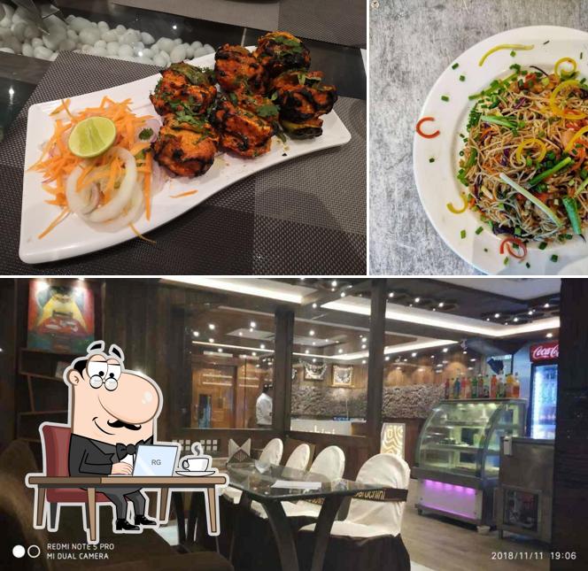 Take a seat at one of the tables at Daruchini Restaurant And Banquet