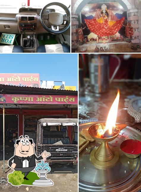 Enjoy the view at the outside area of Jaitpur Chowk