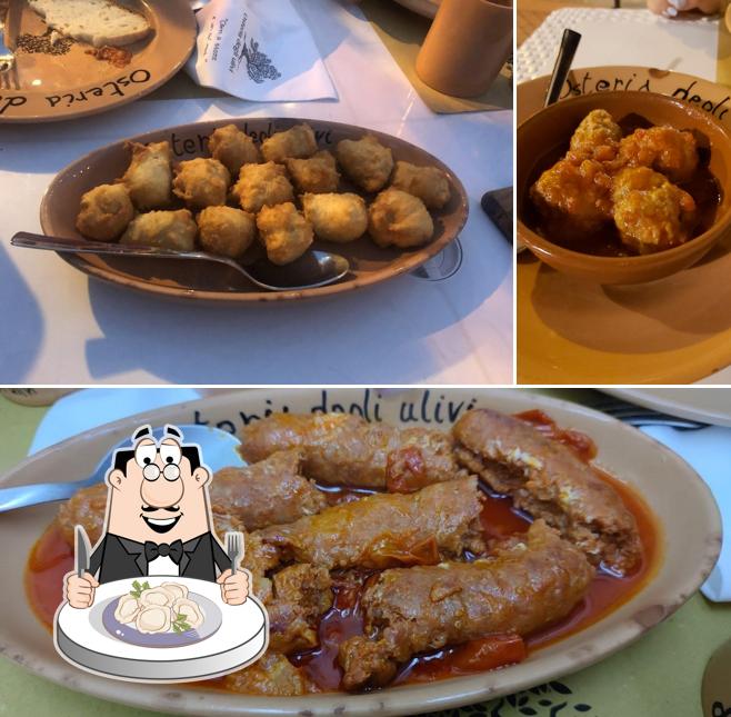 Ravioli cinesi al Osteria degli Ulivi