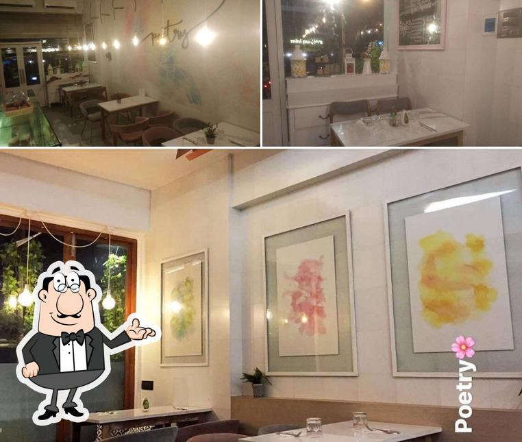 The interior of Poetry by Love and Cheesecake, Bandra W