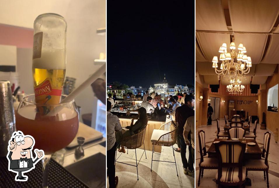 The interior of Paro - Modern India Bar