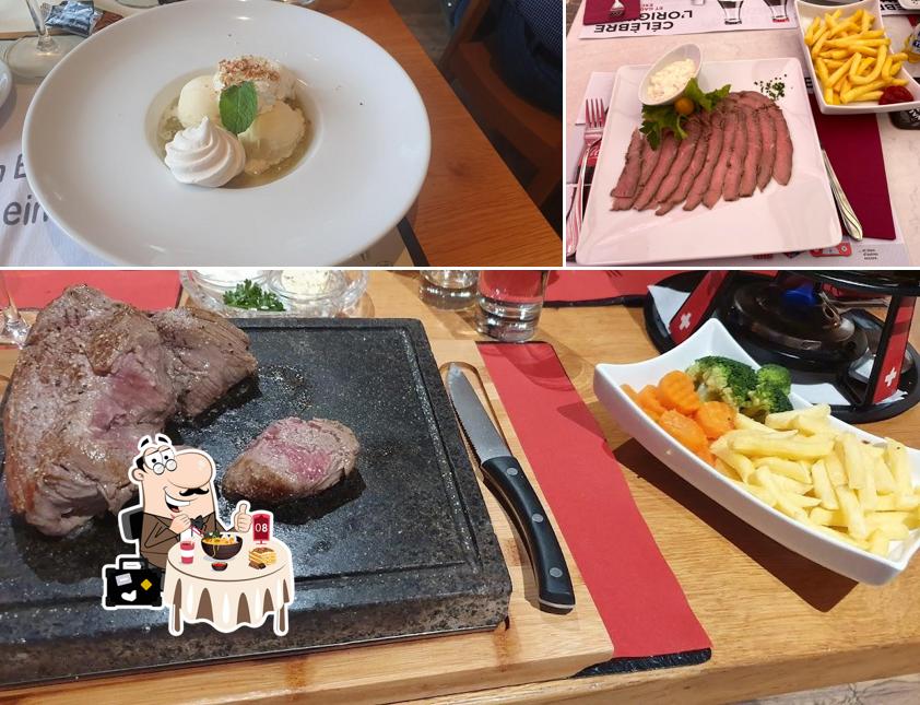 Platti al Restaurant Mountain Cafe Simplon